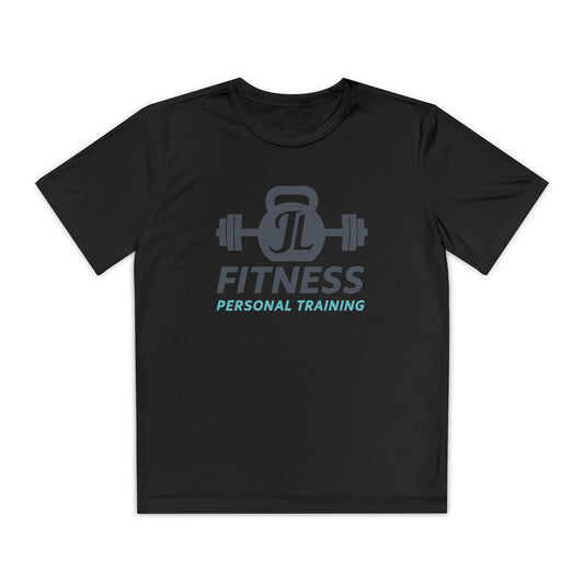 Youth Moisture-Wicking Performance Tee - JL Kettlebell-JL Fitness