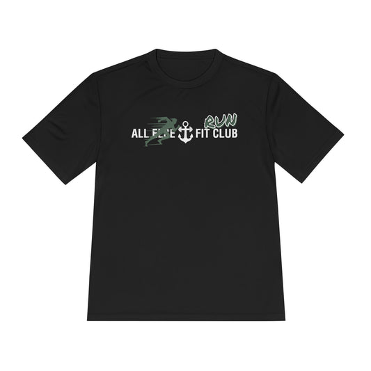 Moisture-Wicking Performance Tee - AEFC : Run Club -All Else Fit Club