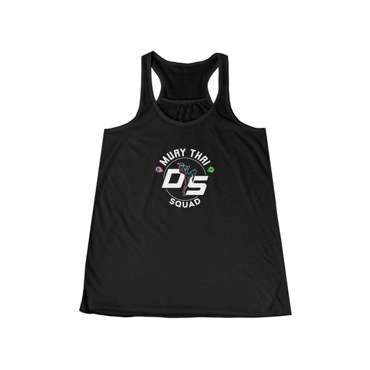 Ladies Flowy Racerback Tank - DS Muay Thai Squad