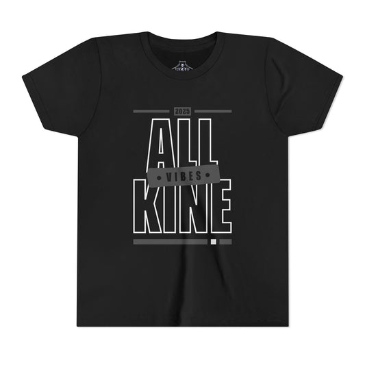 Youth Airlume Cotton Athletic  Tee - Vibes - All Kine