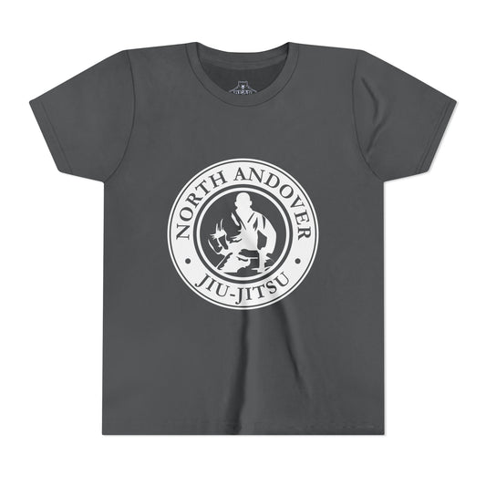 Youth Airlume Cotton Athletic  Tee - North Andover Jiu - Jitsu
