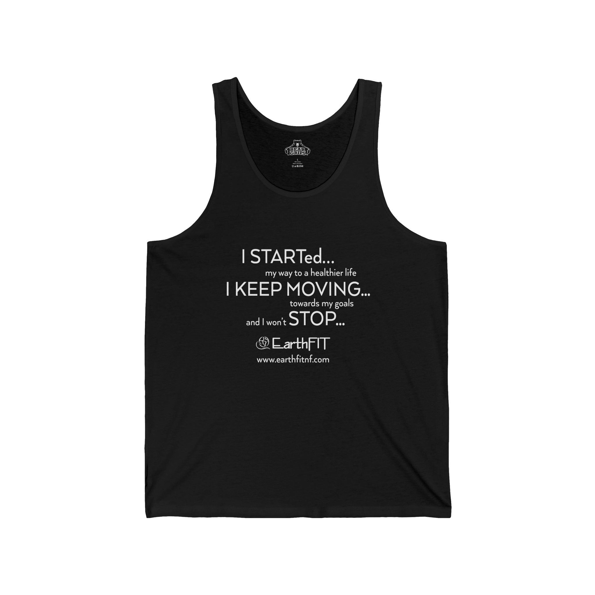 Workout Tank -  Keep Moving- EarthFit
