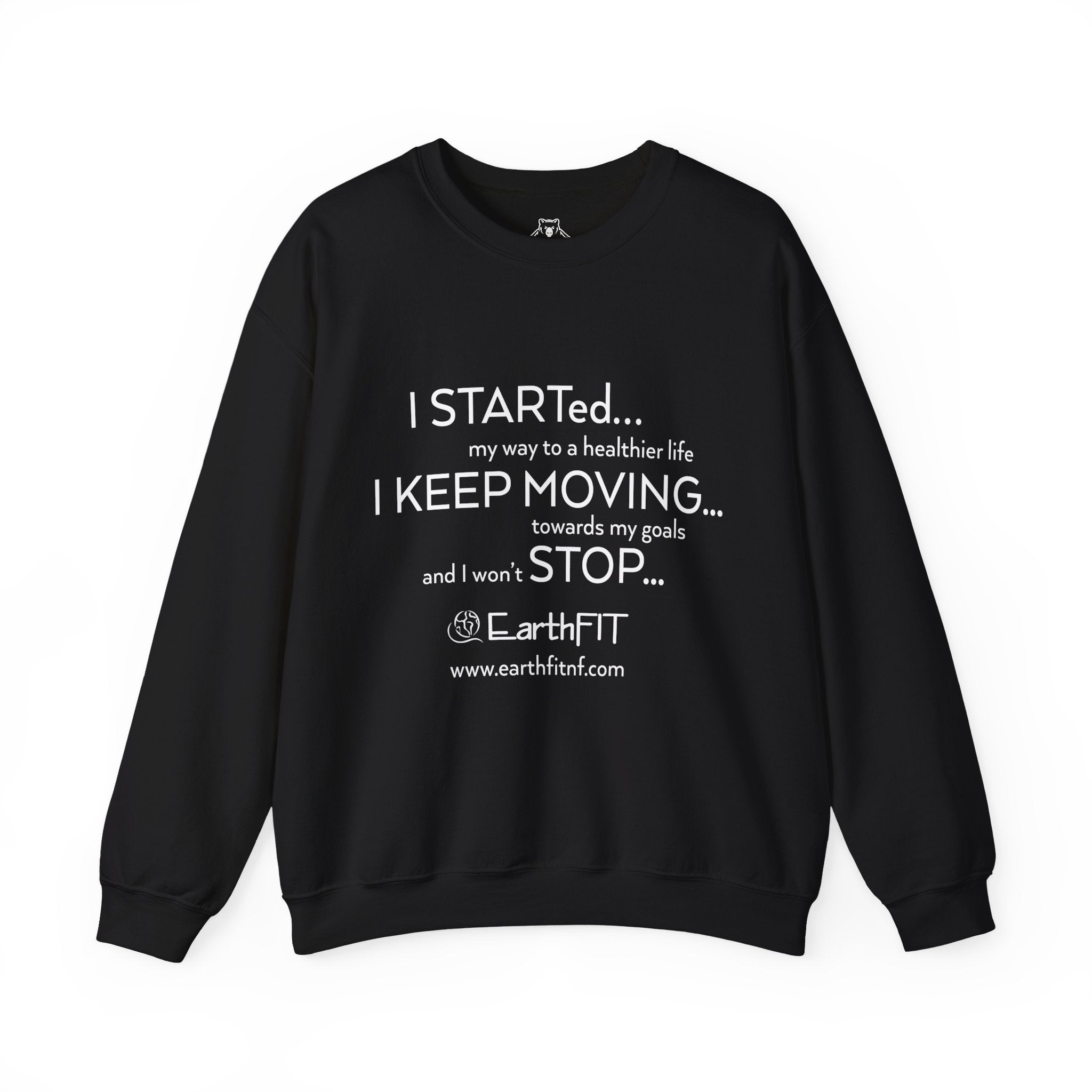 Perfect Soft Crewneck Sweatshirt -  Keep Moving- EarthFit
