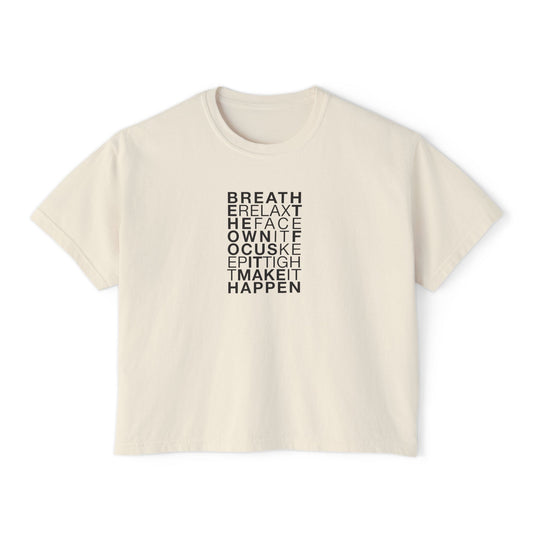 Women’s Oversized Boxy Tee - Breathe - Morphe Life