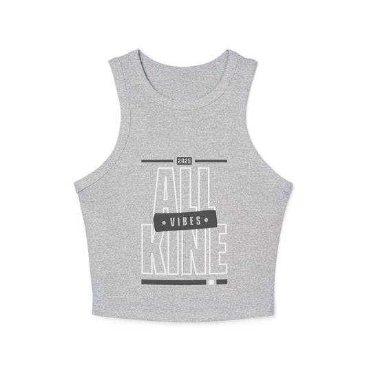 Ladies Ribbed Tank - Vibes - All Kine