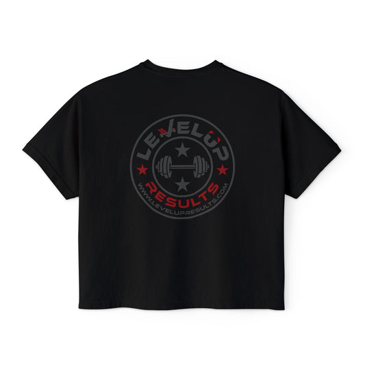 Women’s Oversized Boxy Tee - Results - Level Up Fitness