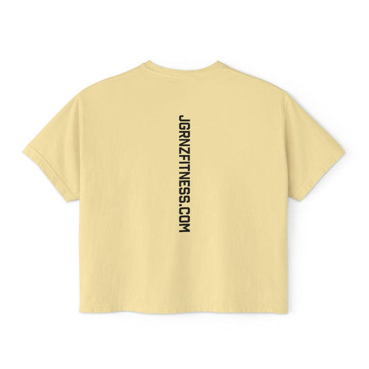 Women’s Oversized Boxy Tee -FB - JGRNZ Fitness