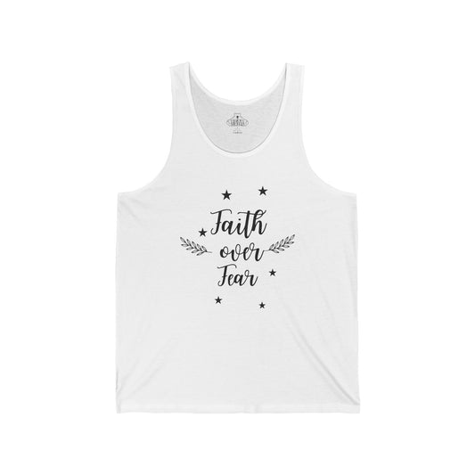 Workout Tank - Faith Over Fear-Faith N Fit