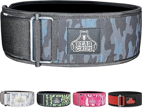 3 Layer Weight Lifting Belt - Auto Locking Gym Belt for Men and Women