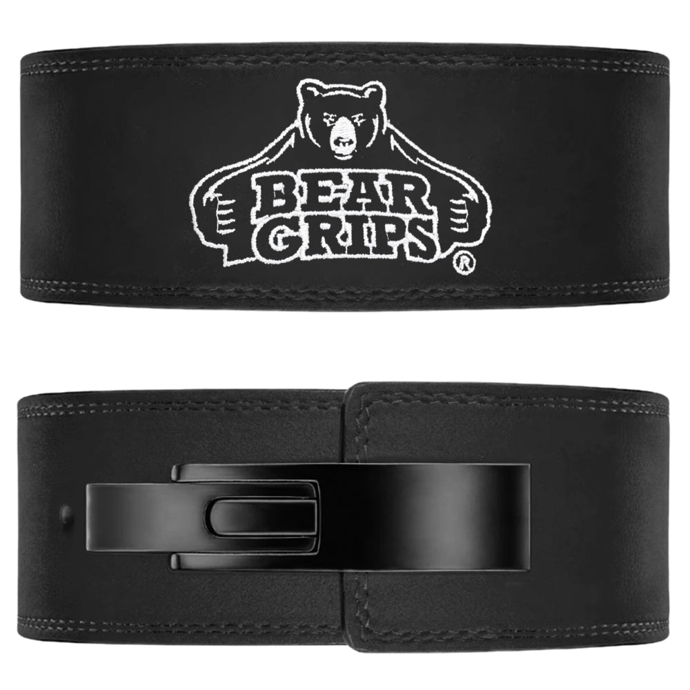 10mm Lever Weight Lifting Belt - Lever Included - 4 Inch Wide - Suede Leather