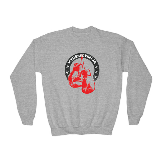 Youth Perfect Soft Crewneck Sweatshirt - Xtreme Ninja Boxing