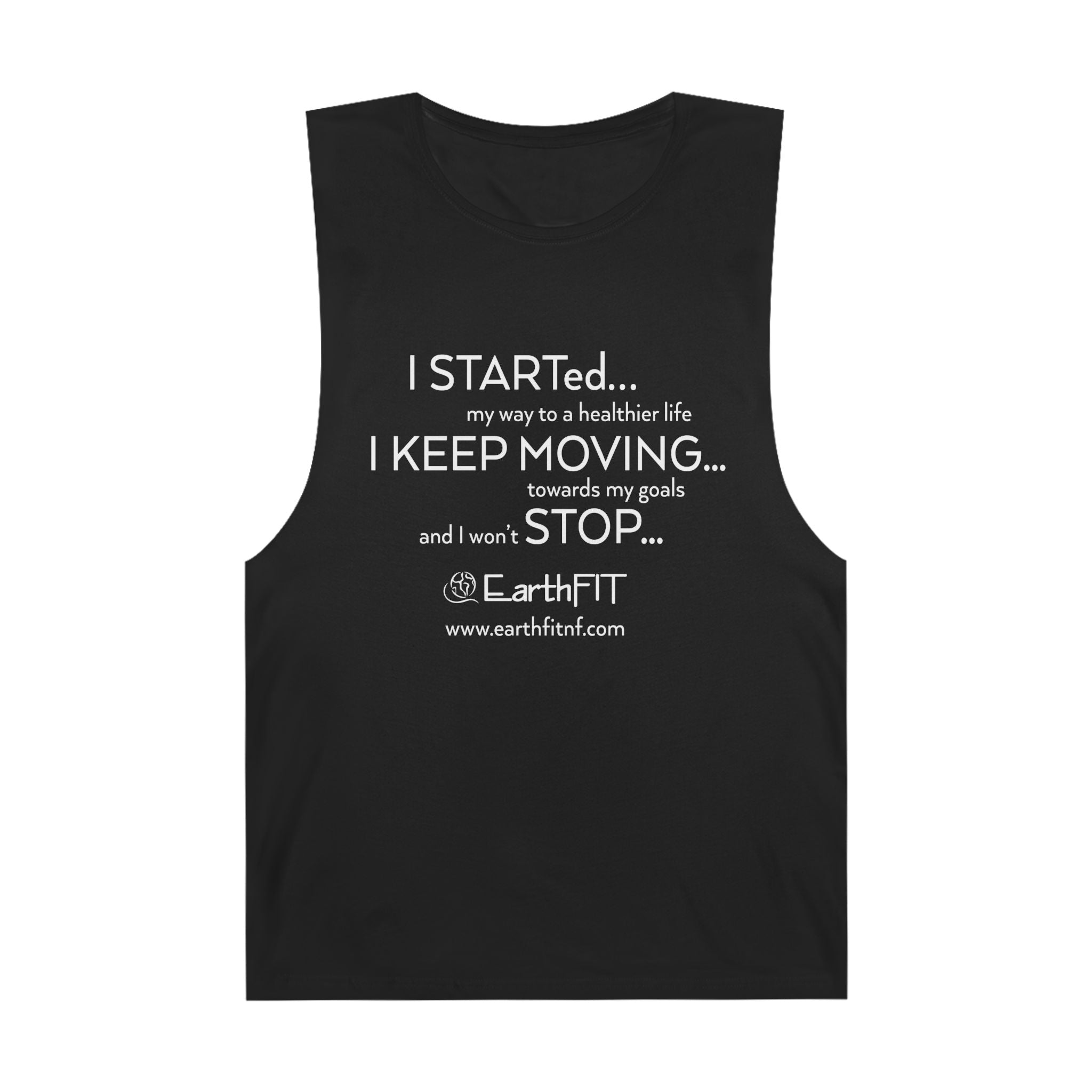 Cut-Off Tank -  Keep Moving- EarthFit