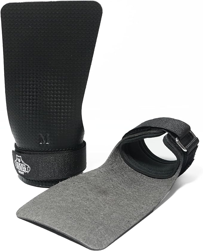WOD Grips for Pull Ups, Olympic Lifts - Titanium, Carbon, Honey Grips - 2H, 3H and No Hole