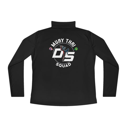 Ladies’ Quarter-Zip Pullover - DS Muay Thai Squad