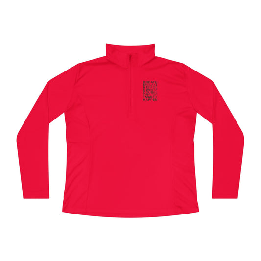 Ladies’ Quarter-Zip Pullover - Breathe - Morphe Life