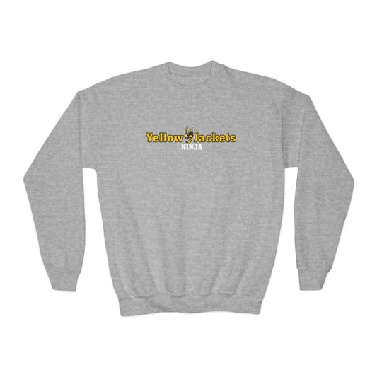 Youth Perfect Soft Crewneck Sweatshirt - Yellow Jackets Ninja