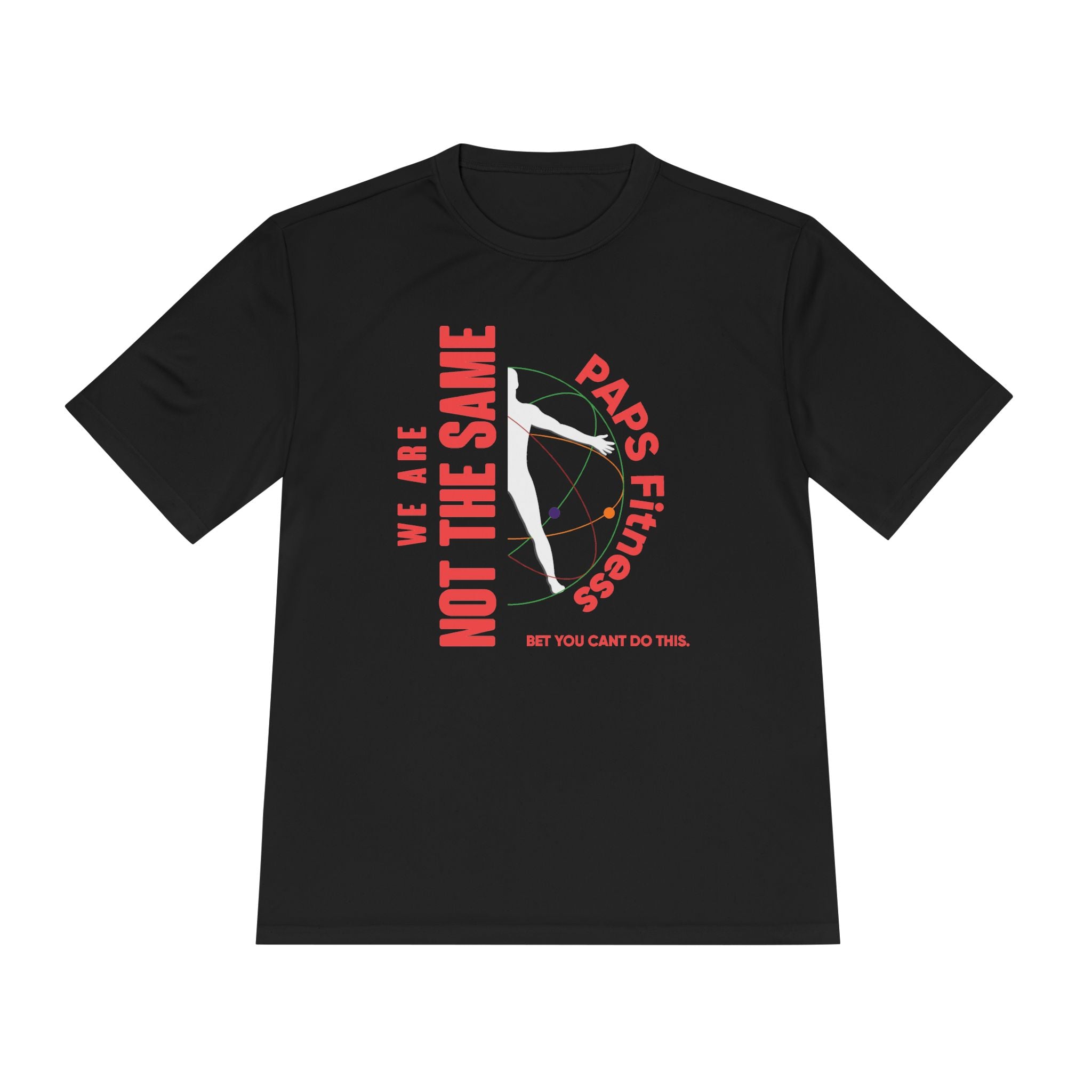 Moisture-Wicking Performance Tee - We Are Not The Same -  PAPS FITNESS