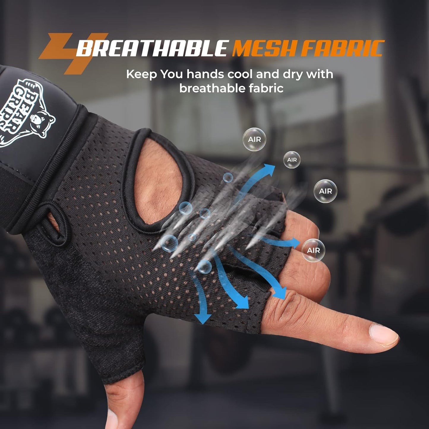 Workout Gloves for Exercise, Increased Grip, Protection