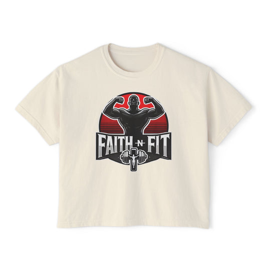 Women’s Oversized Boxy Tee - 3rd-Faith N Fit