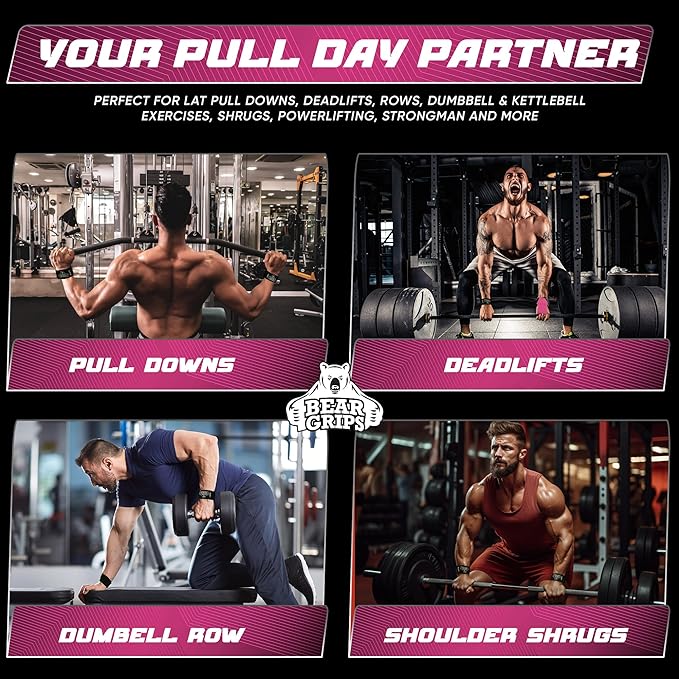 Workout Grips With Wrist Straps