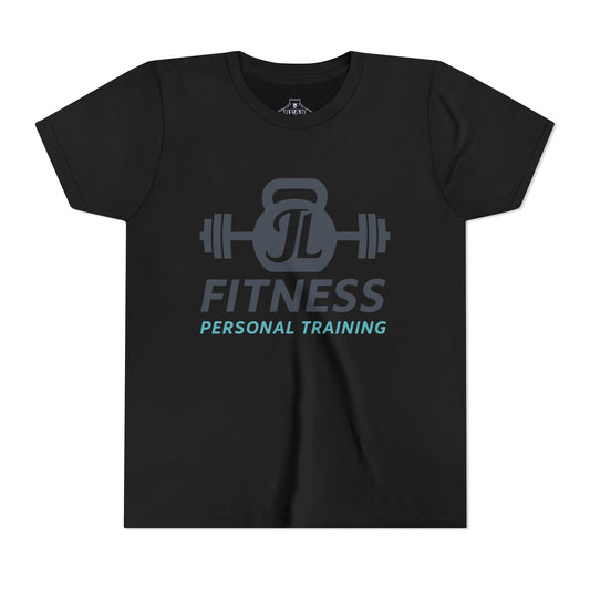 Youth Airlume Cotton Athletic  Tee - JL Kettlebell-JL Fitness