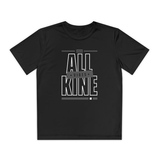 Youth Moisture-Wicking Performance Tee - Vibes - All Kine