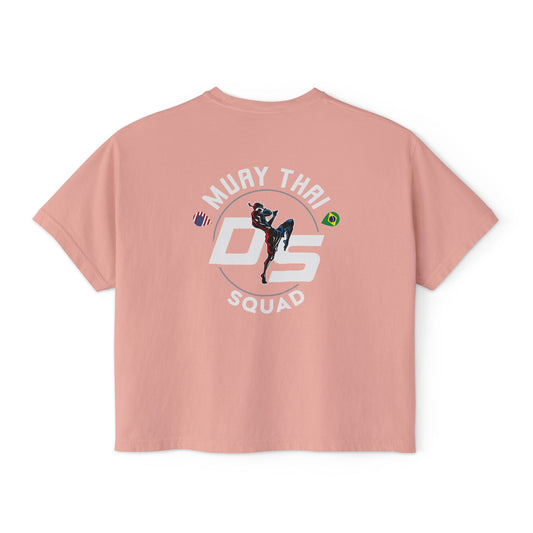 Women’s Oversized Boxy Tee - DS Muay Thai Squad