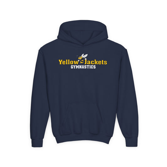 Youth Comfort Soft Hoodie - Yellow Jackets Gymnastics
