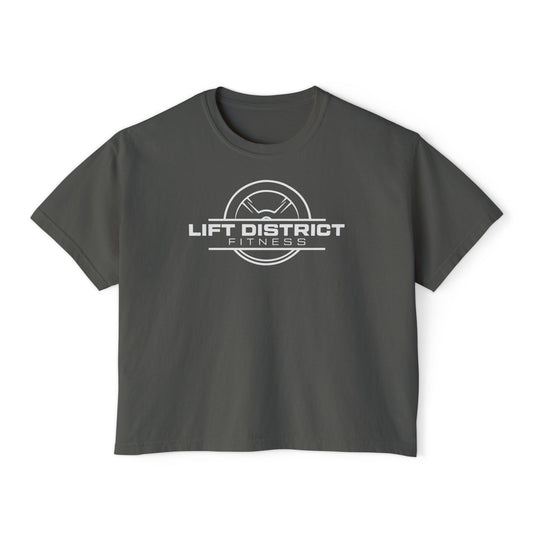 Women’s Oversized Boxy Tee - Lift District Fitness