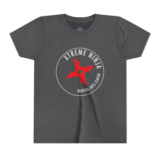 Youth Airlume Cotton Athletic  Tee - Xtreme Ninja Martial Arts