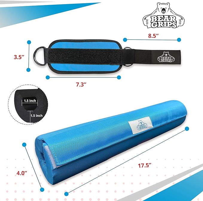 Barbell Pad (Single or Set with Ankle Straps)