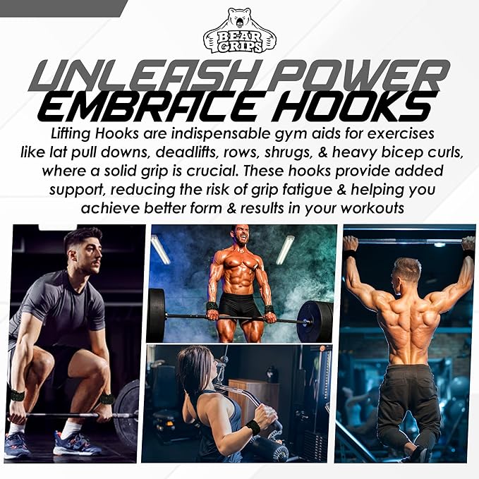Lifting Hooks for Weightlifting