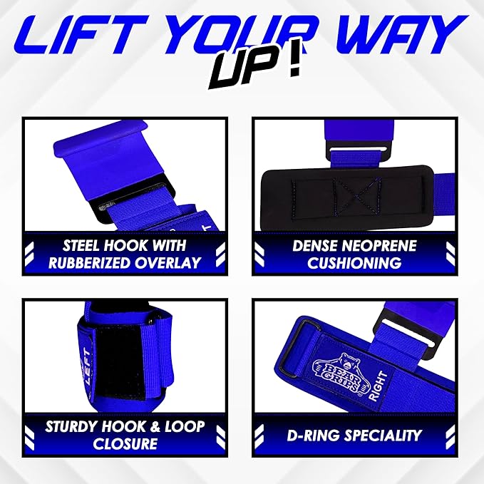 Lifting Hooks for Weightlifting