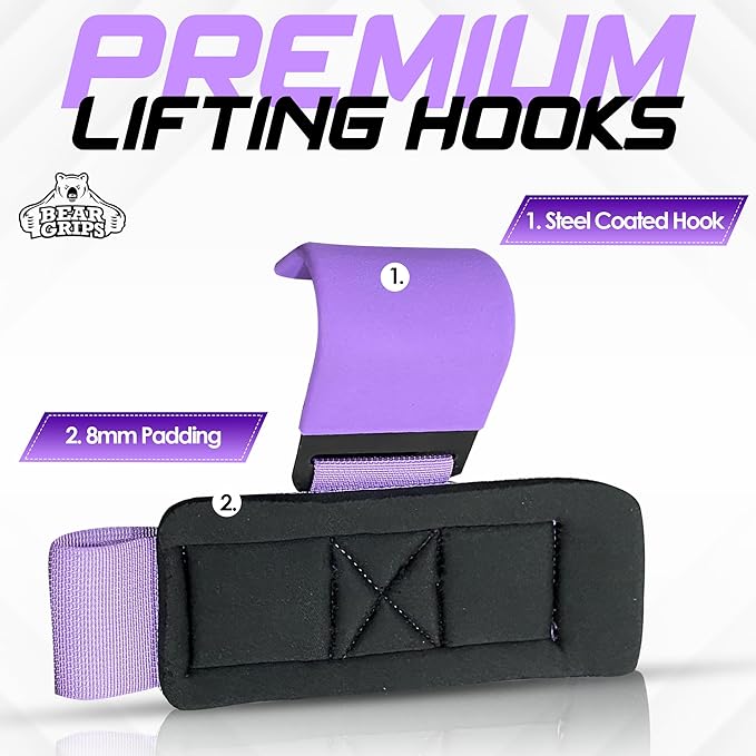Lifting Hooks for Weightlifting