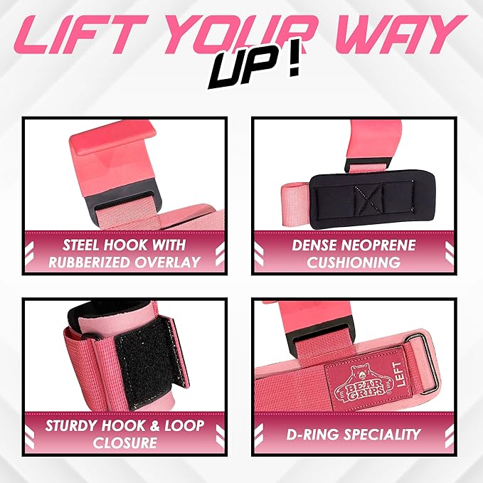 Lifting Hooks for Weightlifting