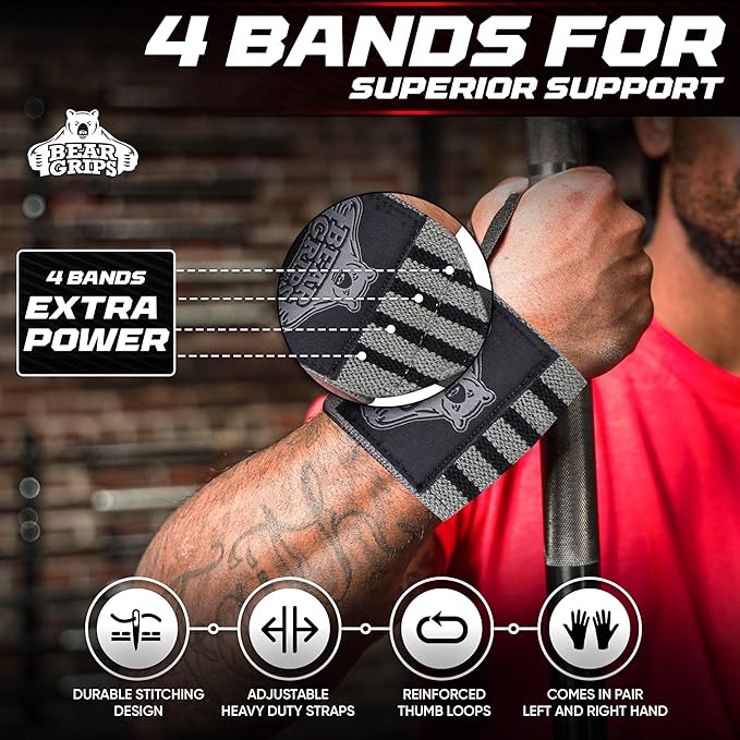 Wrist Wraps for Weightlifting and Wrist Support