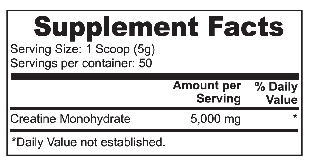 100% Pure Creatine Monohydrate Powder: 5,000 MG per scoop for 50 Powerful Workouts, Enhanced Muscle Growth, and Peak Performance By Bear Grips