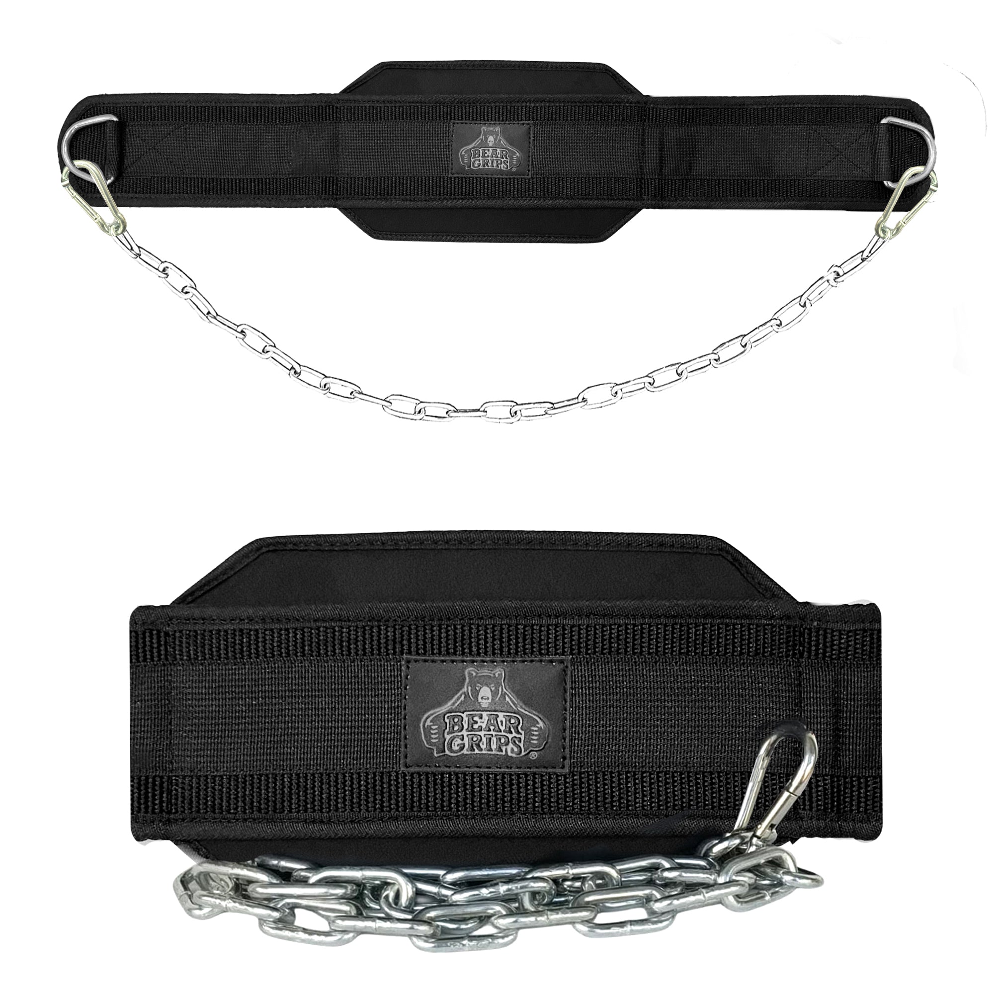Dip Belt For Weightlifting - 3 Styles of Belts - Traditional - Clip Closure - Metal Buckle