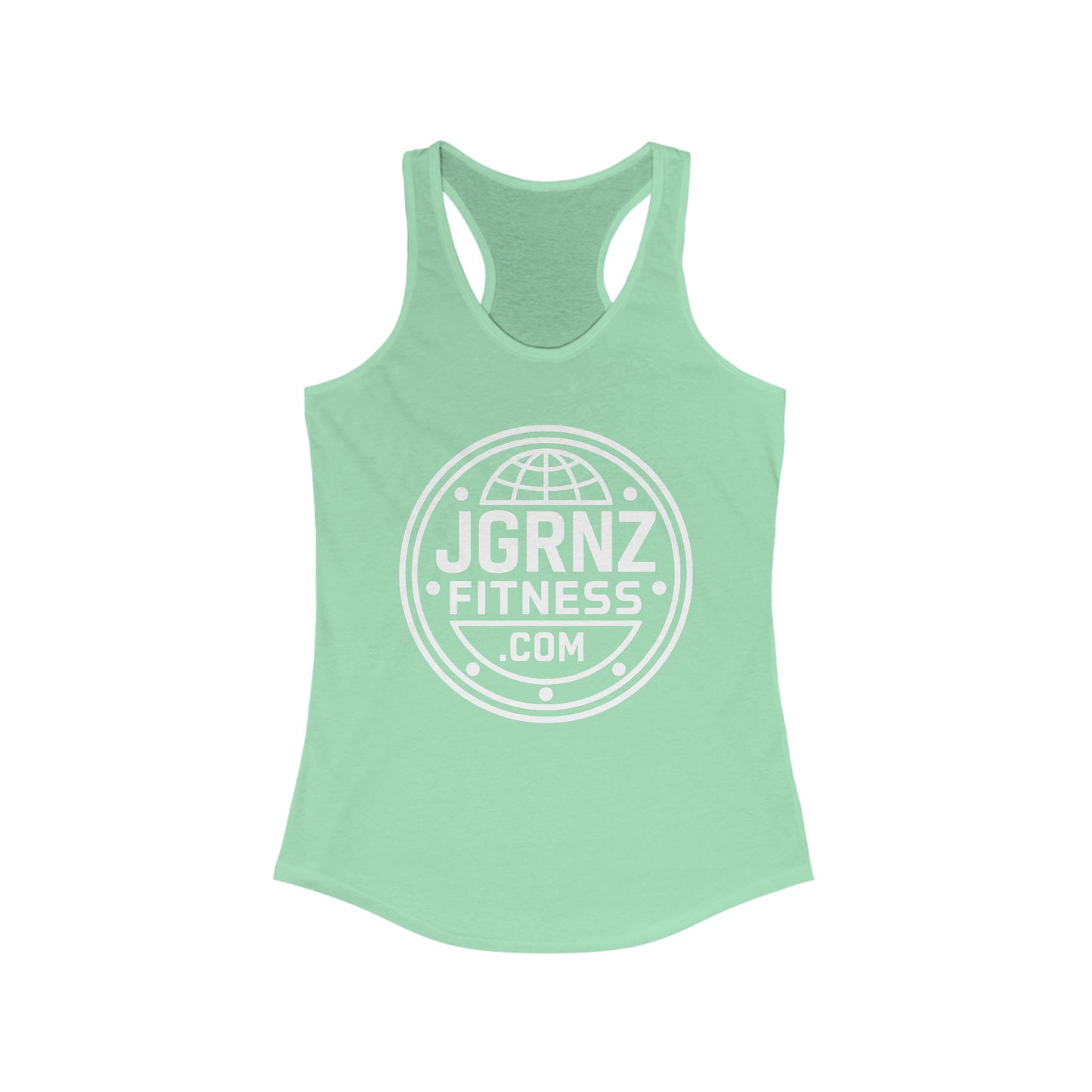 Ladies Racerback Tank - Plate - JGRNZ FITNESS