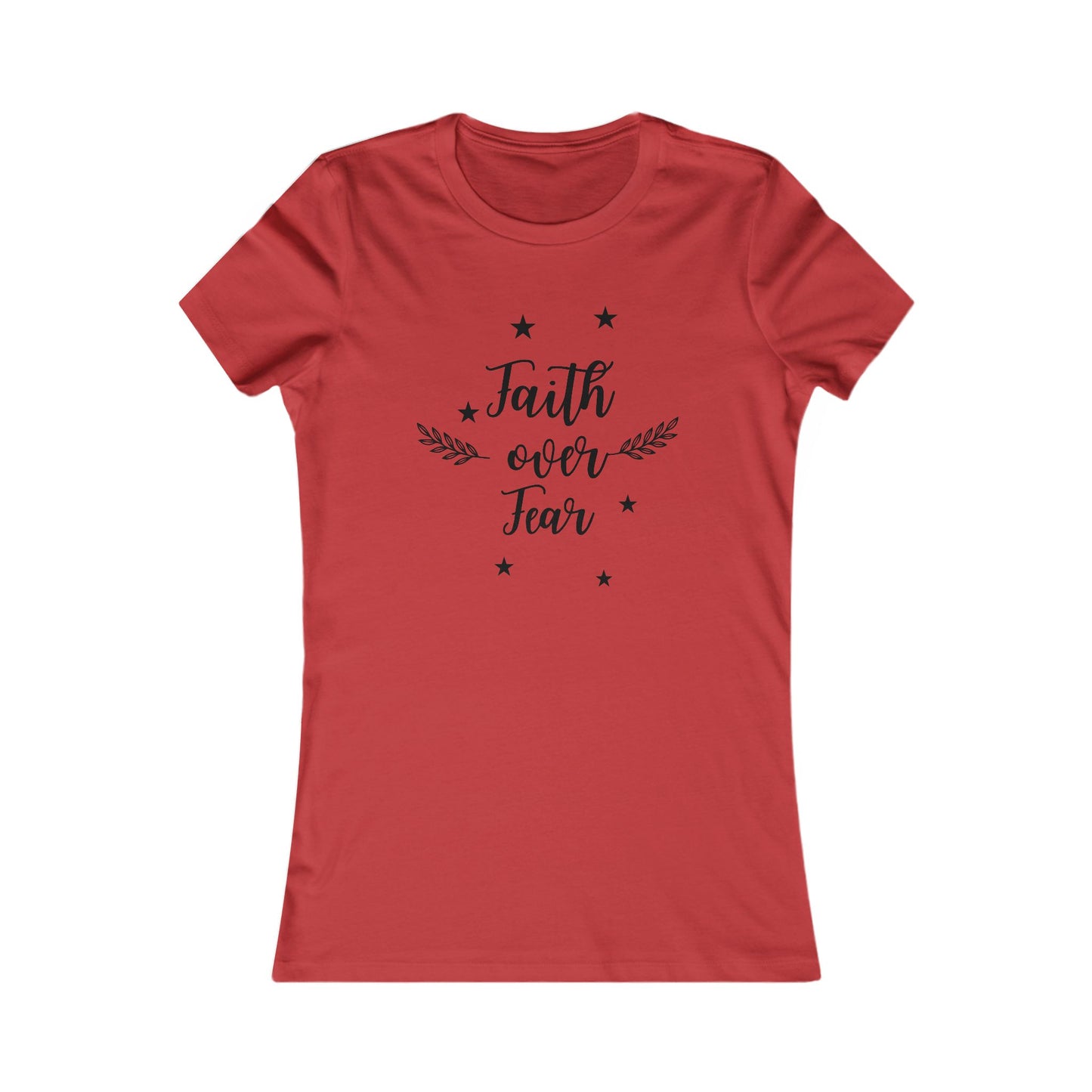 Ladies Tee - Faith Over Fear-Faith N Fit