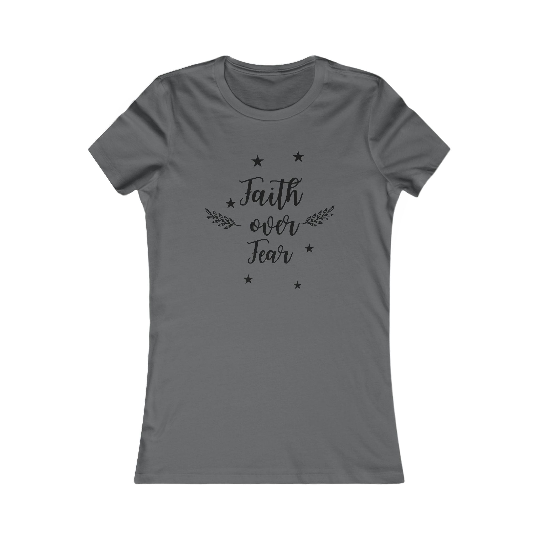 Ladies Tee - Faith Over Fear-Faith N Fit