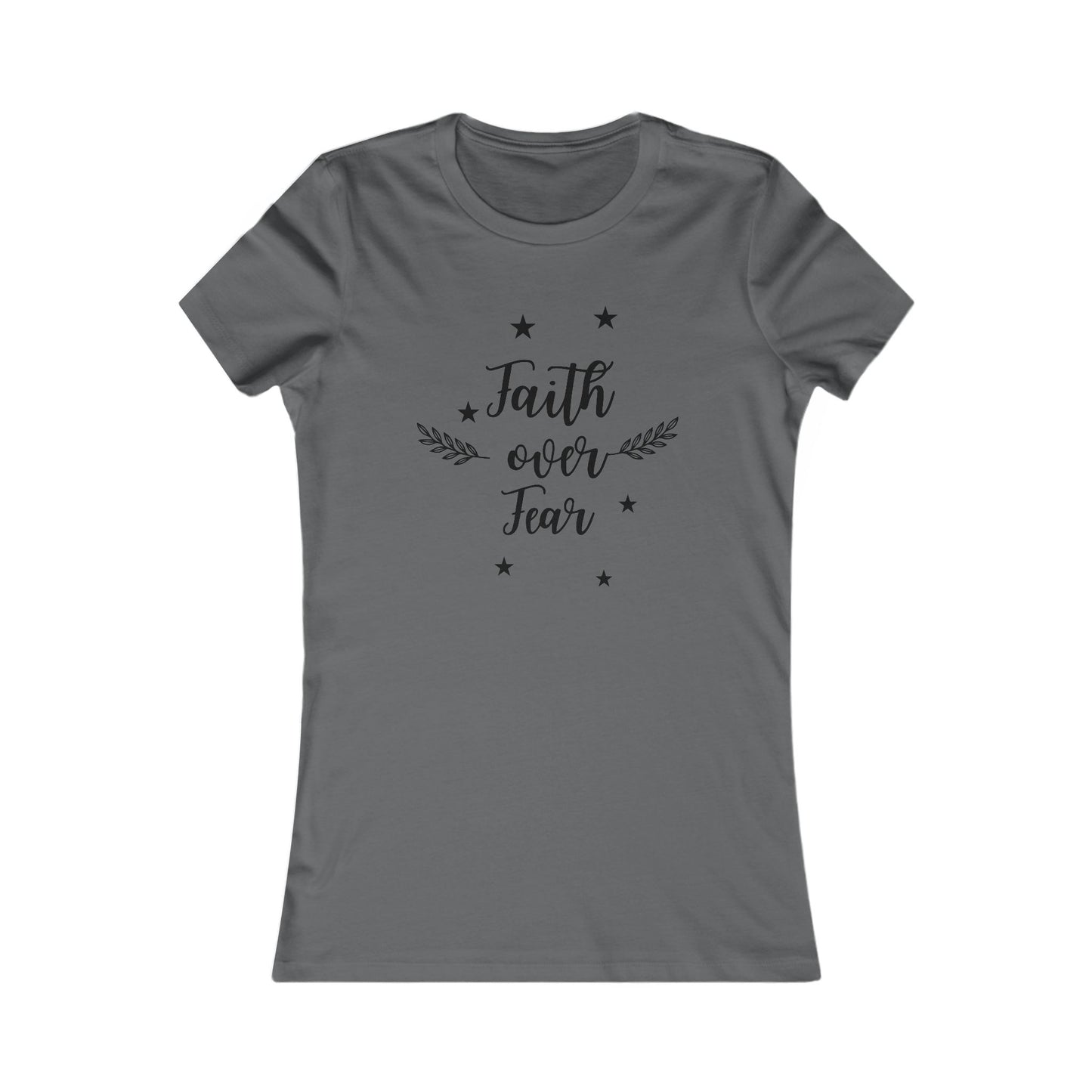 Ladies Tee - Faith Over Fear-Faith N Fit