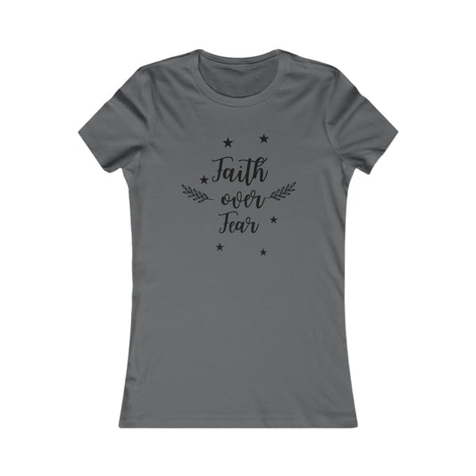 Ladies Tee - Faith Over Fear-Faith N Fit
