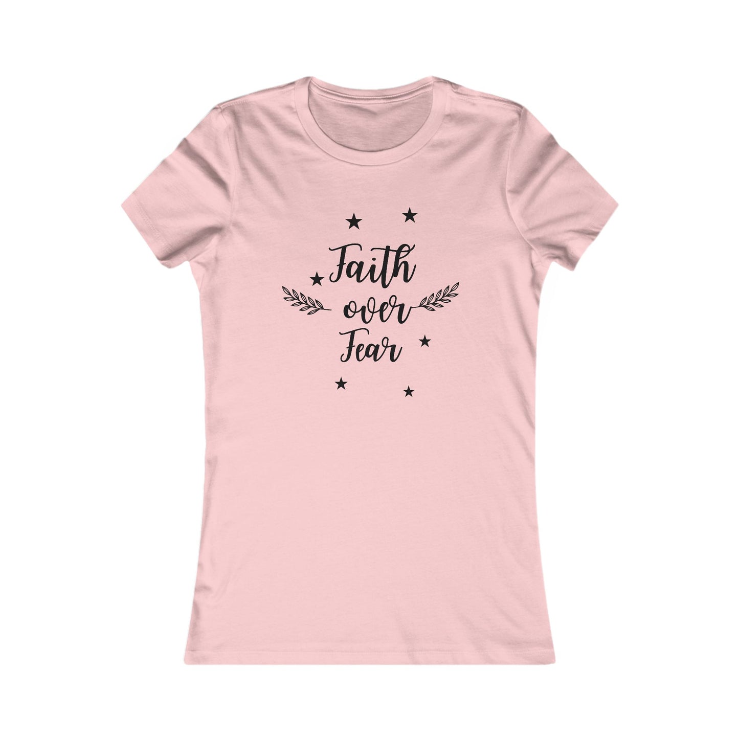 Ladies Tee - Faith Over Fear-Faith N Fit