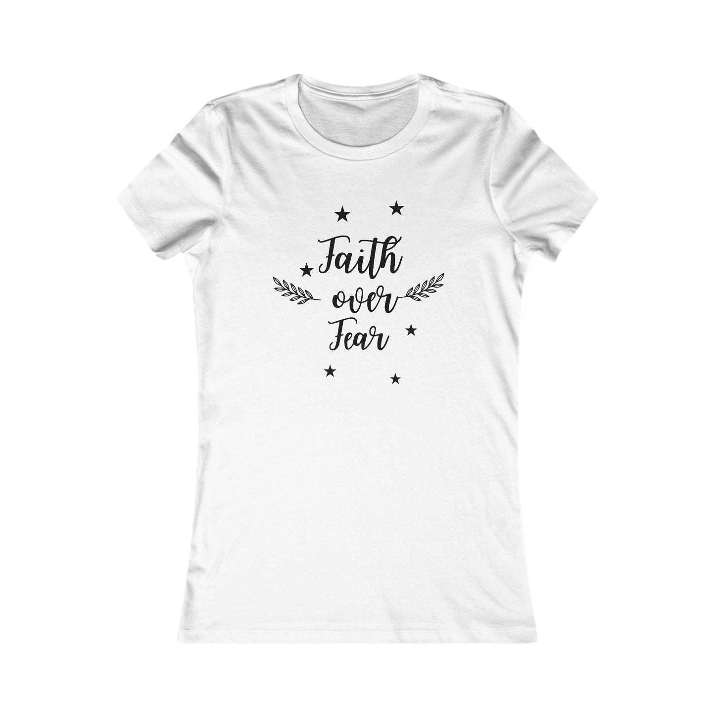 Ladies Tee - Faith Over Fear-Faith N Fit