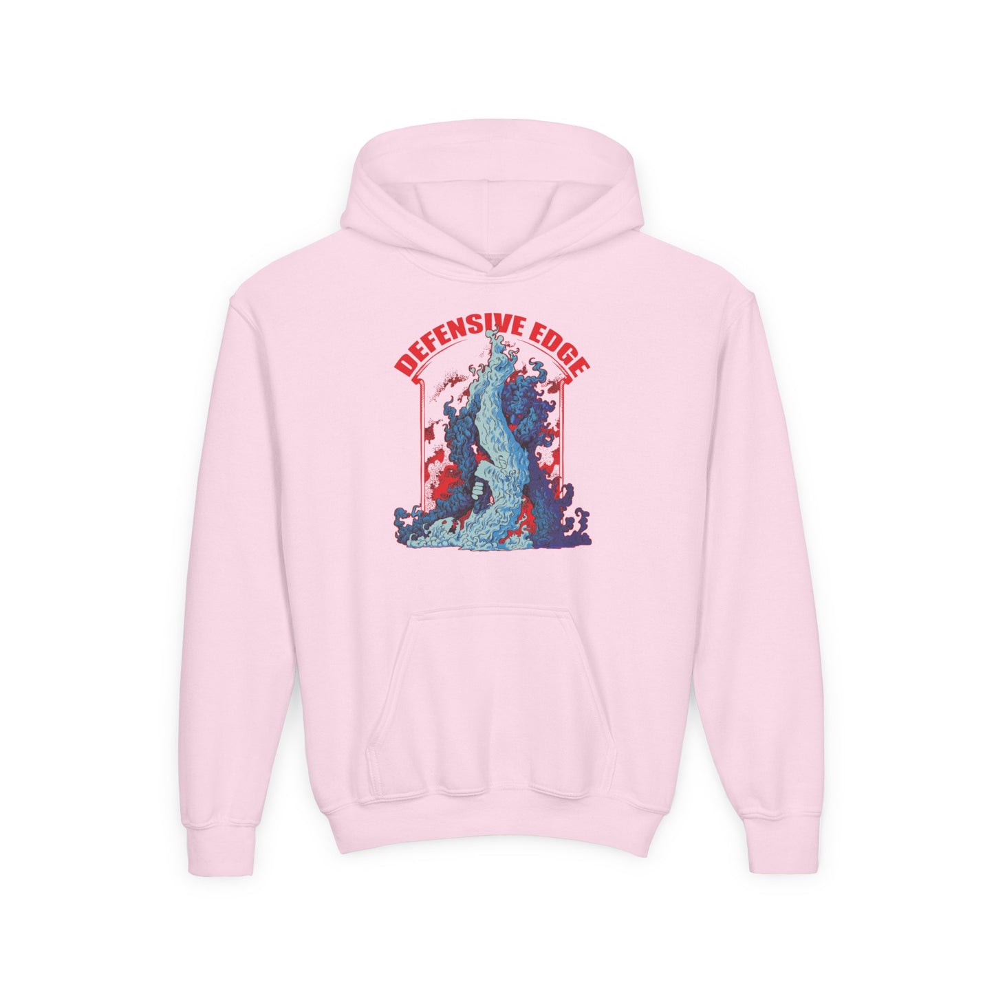 Youth Comfort Soft Hoodie - Front - DE-Defensive Edge Martial Arts