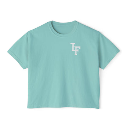 Women’s Oversized Boxy Tee - PMP - LITTLETON FITNESS