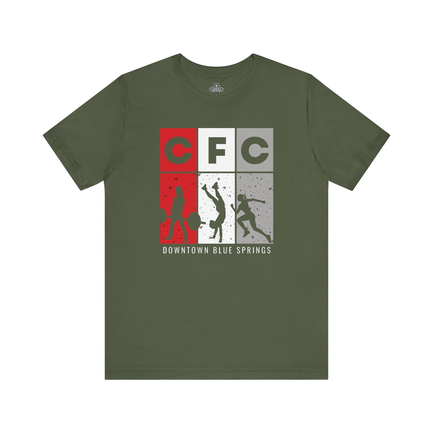Women's Airlume Cotton Athletic Tee - CF Cerberus