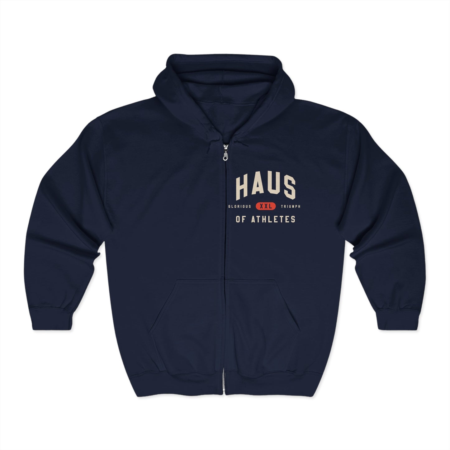 Classic Zip-Up Hoodie - Haus of Athletes