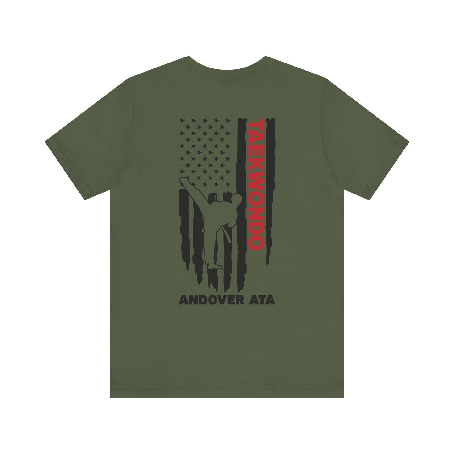 Airlume Cotton Athletic Tee - Taekwondo - ATA Martial Arts